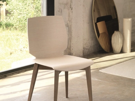 Sedia in legno Shell S149 di Friulsedie