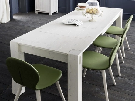 Sedia Nina in ecopelle con struttura in Frassino di Alta Corte