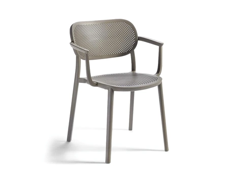 Sedia con bracciolo Sofia in tecnopolimero di Alta Corte