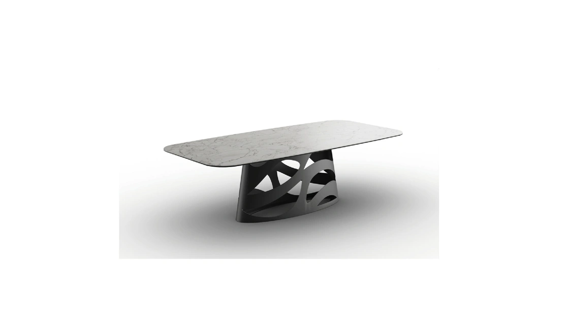 Tavolo Elia in vetroceramica di Zamagna