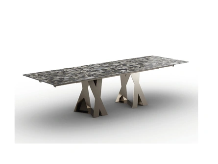 Tavolo allungabile Francis in vetroceramica di Zamagna