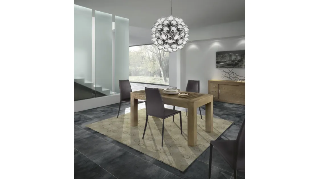 Tavolo allungabile in legno Icon 2|0 IM4316 di Imba Srl