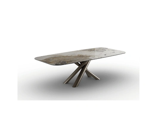 Tavolo Igor in vetroceramica di Zamagna