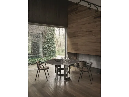 Tavolo Imperial Rotondo in SuperMarmo di Bontempi