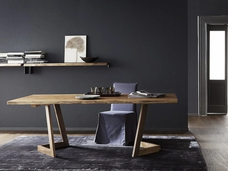 Tavolo fisso in rovere massello Seven di Alta Corte