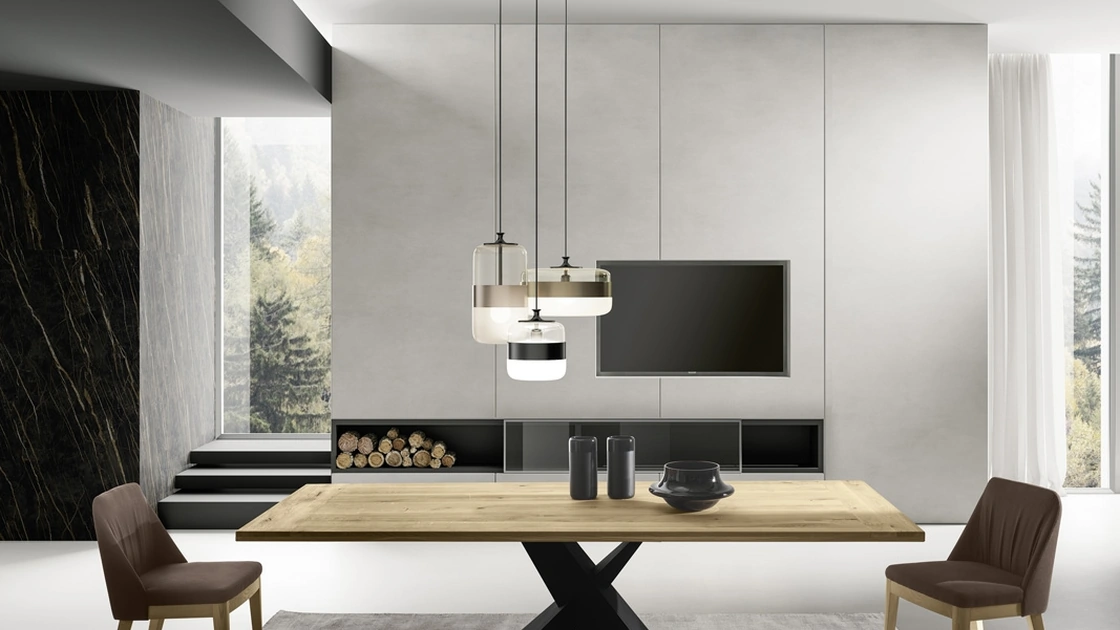 Tavolo Ship in rovere massello di Zamagna