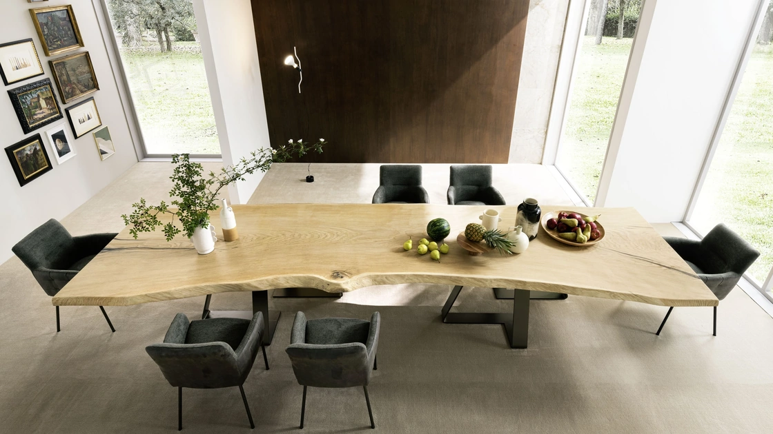 Tavolo in quercia centenaria Vancouver di Alta Corte