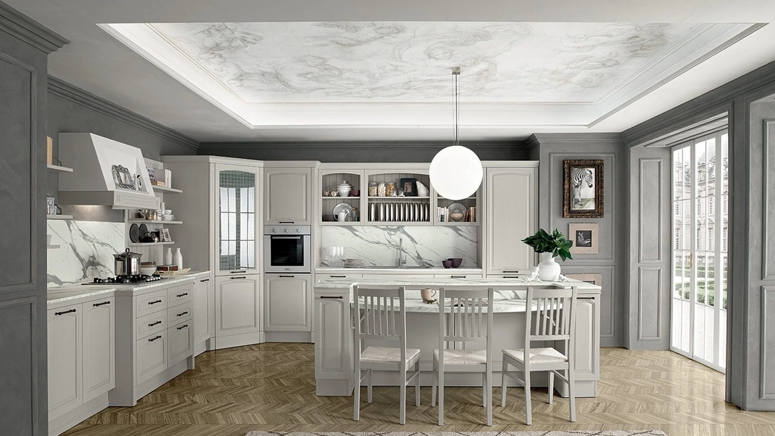 Cucina Classica con isola Mida 01 di Colombini Kitchen
