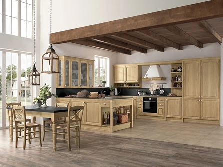 Cucina Classica con penisola Mida 05 di Colombini Kitchen