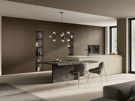 Cucina Moderna con penisola Angolo 37 05 di Colombini Kitchen