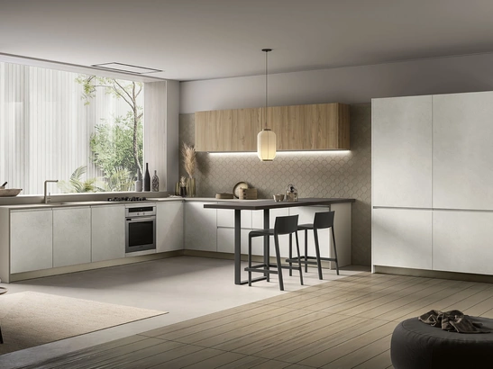 Cucina Moderna con penisola Pura 04 di Colombini Casa Artec