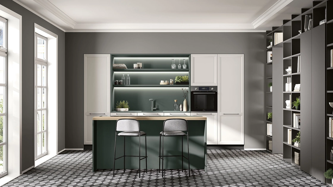 Cucina Moderna con isola Futura 16 di Colombini Casa Artec