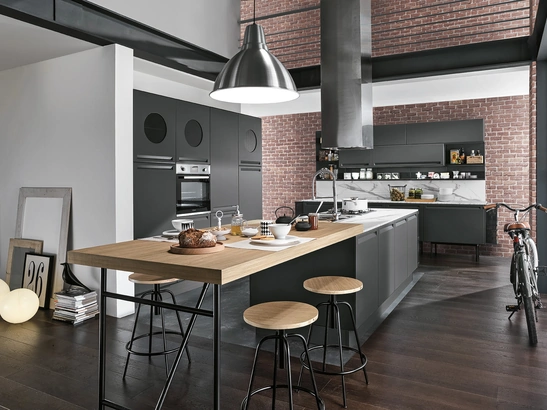 Cucina Moderna con isola Isla 01 di Colombini Casa Artec