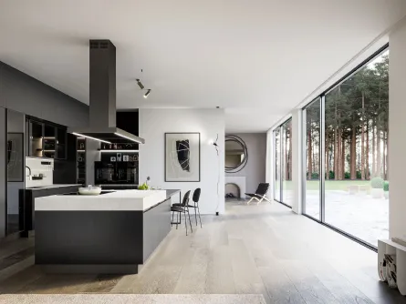 Cucina Moderna Kalì 11 con isola di Arredo3