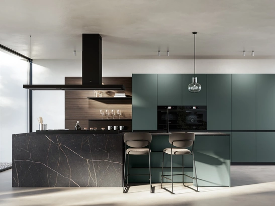 Cucina Moderna in Pet con isola Kalì di Arredo3