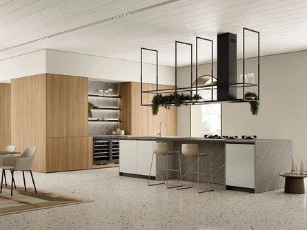 Cucina Moderna con isola Linea 09 di Colombini Kitchen