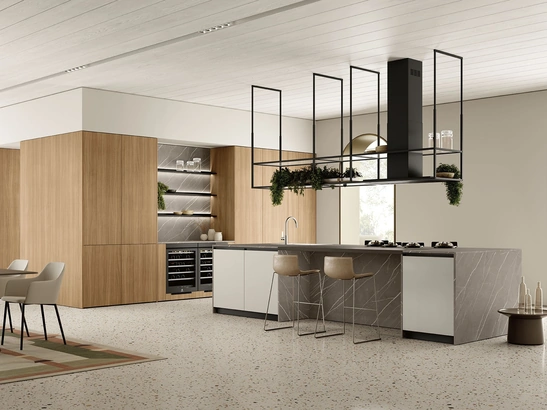 Cucina Moderna con isola Linea 09 di Colombini Kitchen