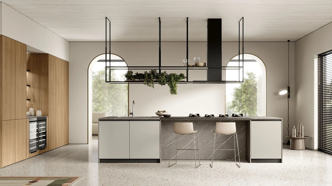 Cucina Moderna con isola Linea 09 di Colombini Kitchen