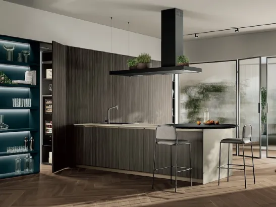 Cucina Moderna Modula Anta Profilo C 01 di Febal Casa