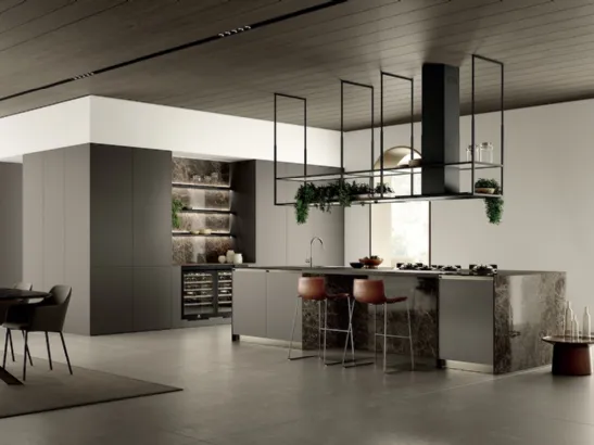 Cucina Moderna Modula Anta Profilo C 02 di Febal Casa