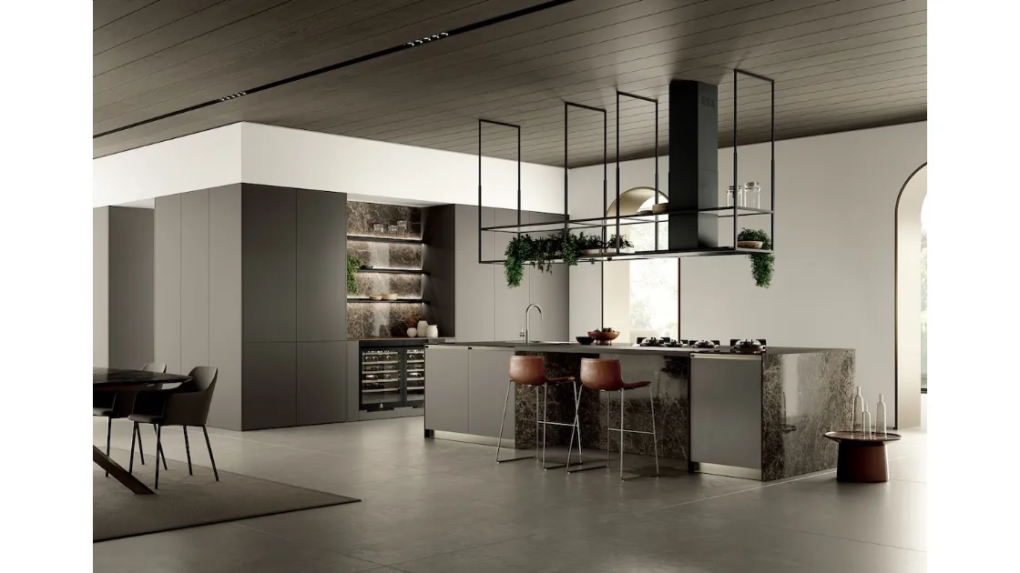 Cucina Moderna Modula Anta Profilo C 02 di Febal Casa