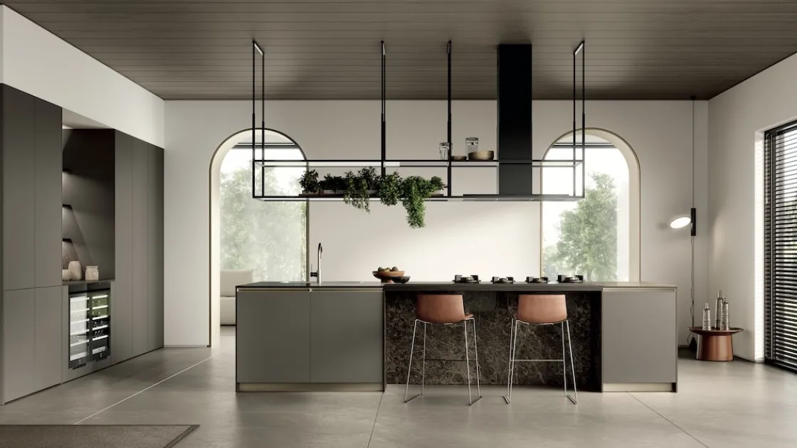 Cucina Moderna Modula Anta Profilo C 02 di Febal Casa