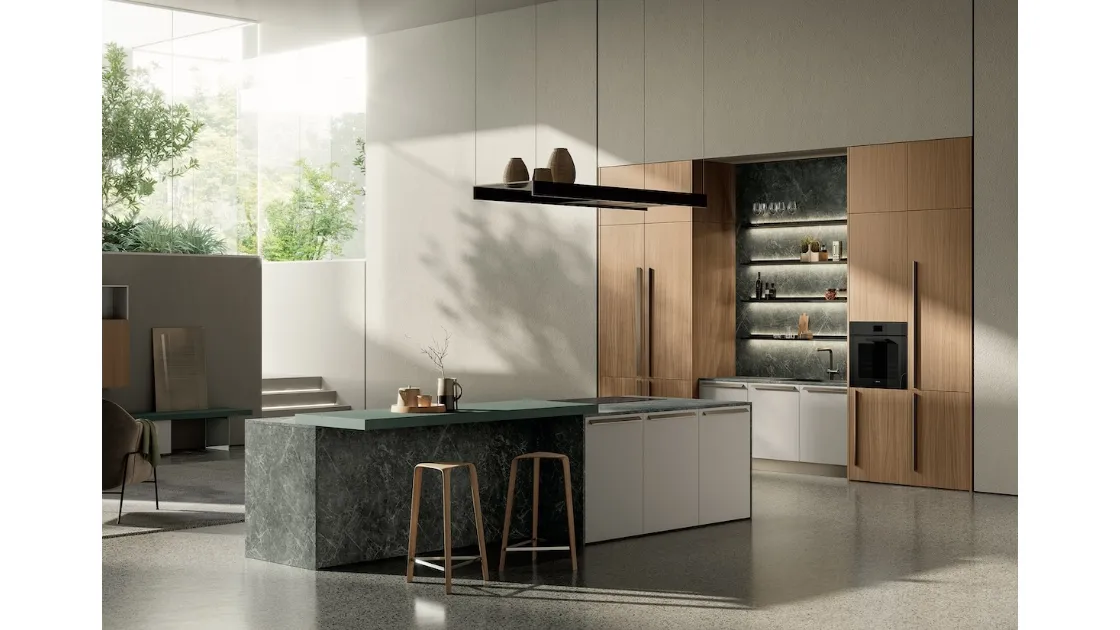 Cucina Moderna Modula Anta Square 02 di Febal Casa