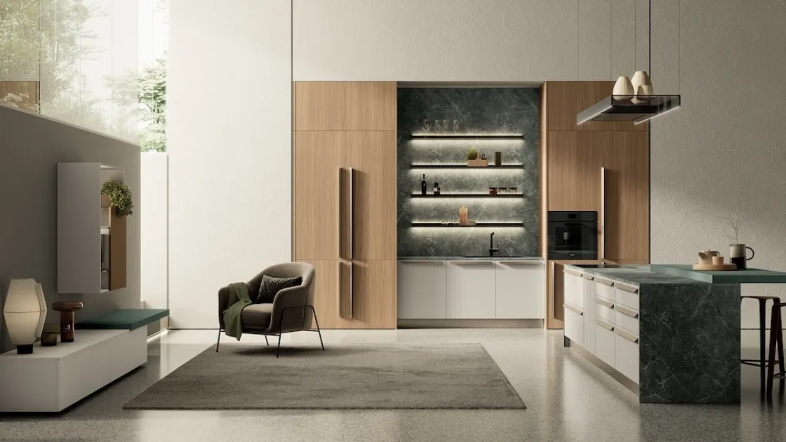 Cucina Moderna Modula Anta Square 02 di Febal Casa