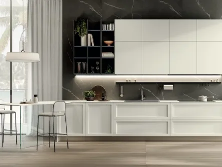 Cucina Moderna Modula Anta Telaio 01 di Febal Casa