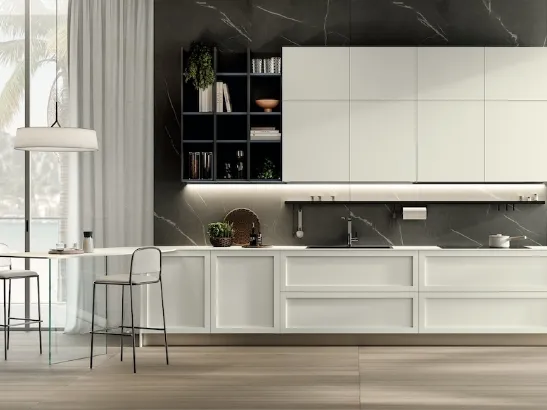 Cucina Moderna Modula Anta Telaio 01 di Febal Casa