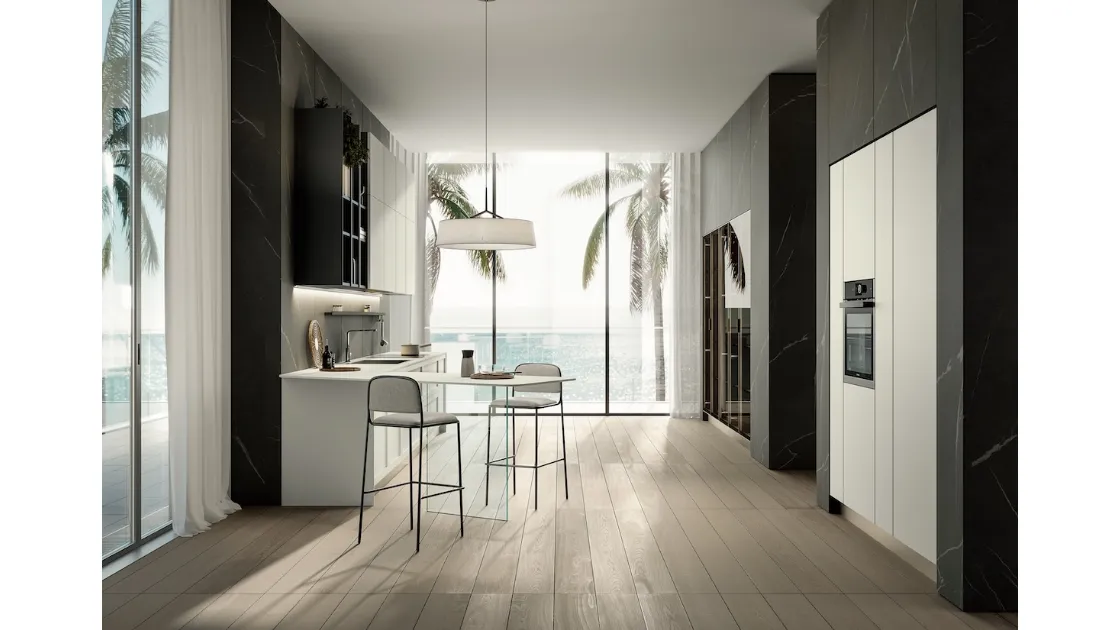 Cucina Moderna Modula Anta Telaio 01 di Febal Casa