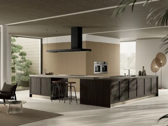 Cucina Moderna Modula Anta Telaio 02 di Febal Casa