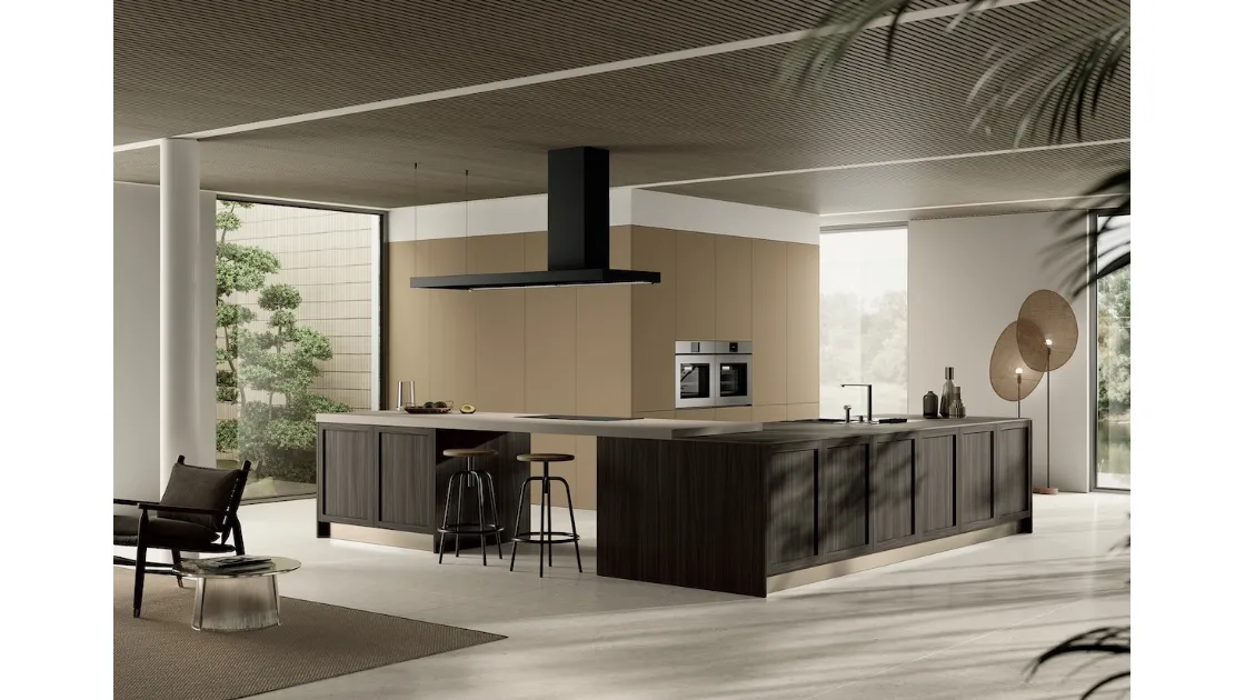Cucina Moderna Modula Anta Telaio 02 di Febal Casa