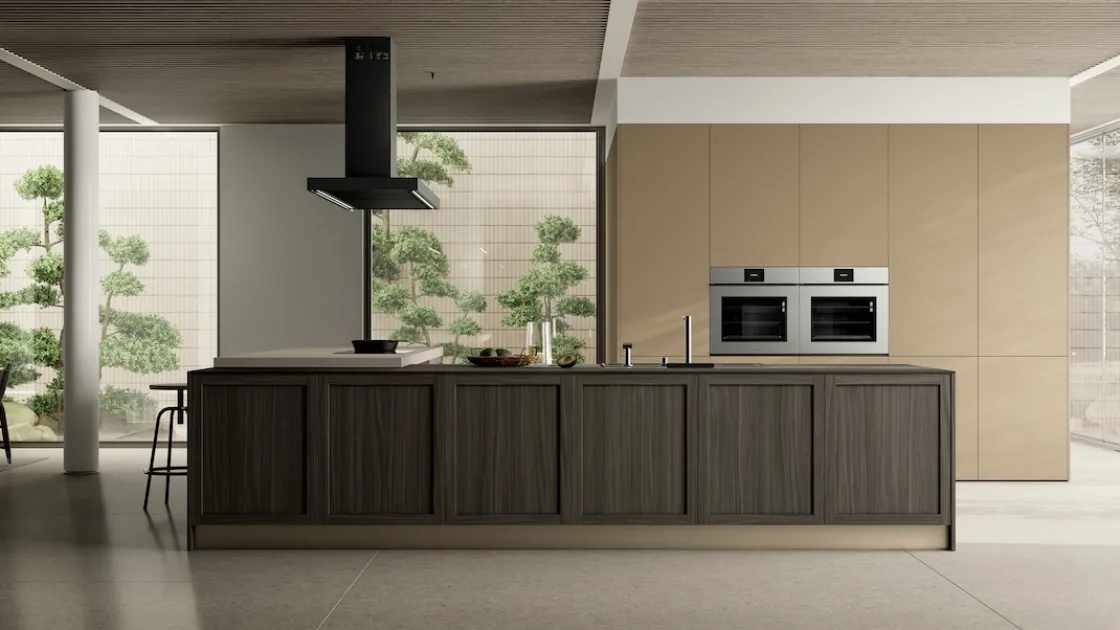 Cucina Moderna Modula Anta Telaio 02 di Febal Casa