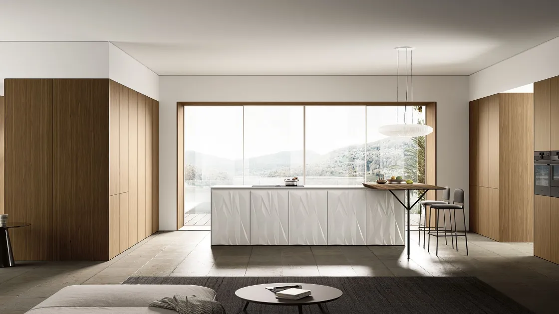 Cucina Moderna Origina Anta Profilo Alluminio 01 di Febal Casa