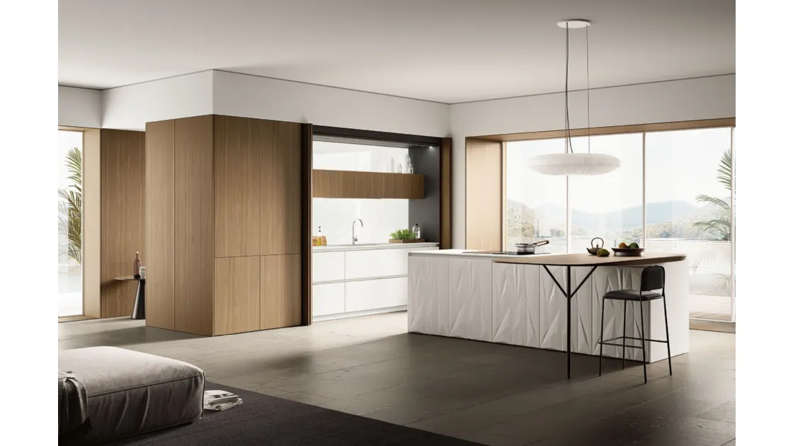 Cucina Moderna Origina Anta Profilo Alluminio 01 di Febal Casa