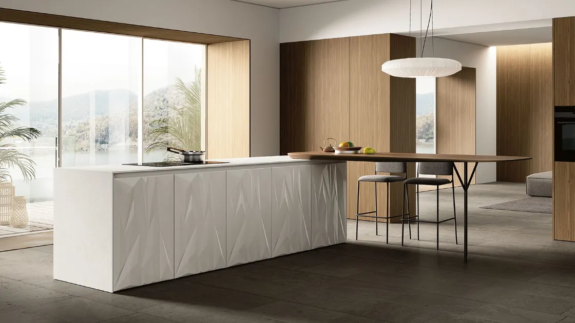 Cucina Moderna Origina Anta Profilo Alluminio 01 di Febal Casa