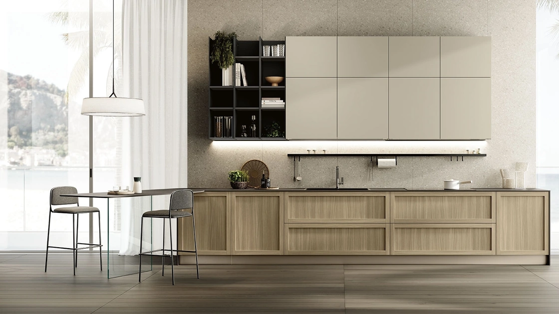 Cucina Moderna con penisola Penta 12 di Colombini Kitchen