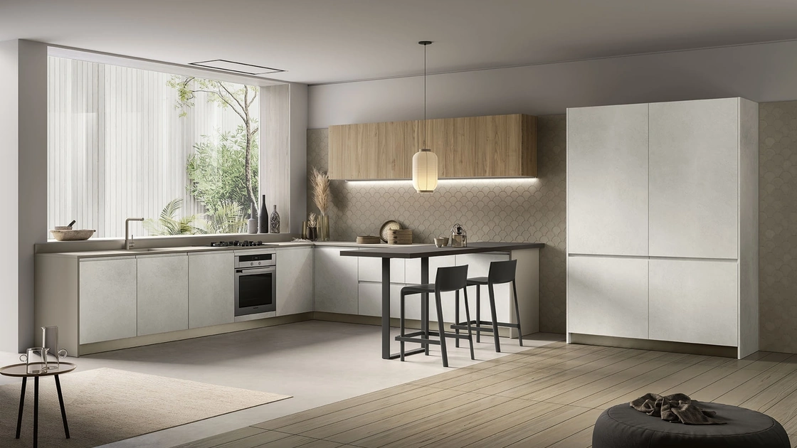 Cucina Moderna con penisola Pura 04 di Colombini Kitchen