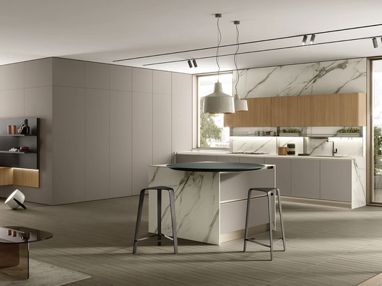 Cucina Moderna con isola Segno 04 di Colombini Kitchen
