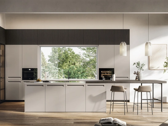 Cucina Moderna in Pet con isola Tekna di Arredo3