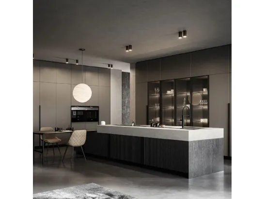 Cucina Moderna Tratto 10 n 01 con isola di Arredo3