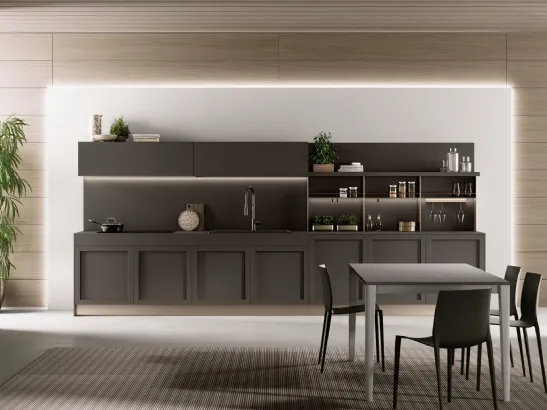 Cucina Moderna ad angolo Penta|Lungomare 11 di Colombini Casa Artec