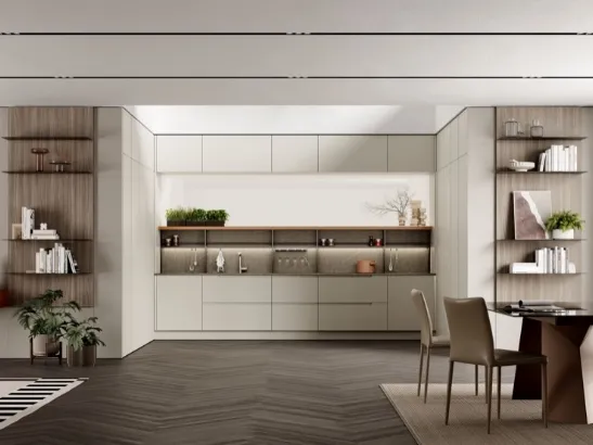Cucina su misura Modula Anta Sagoma J 01 di Febal Casa